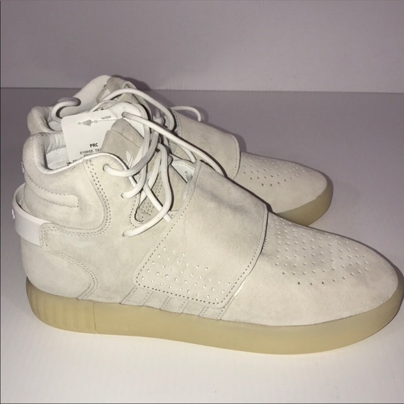 Adidas Tubular Strap White Cream New In Box 8 - Picture 3 of 5